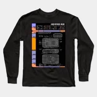 Library Computer Readout of the First Cell Phone Long Sleeve T-Shirt